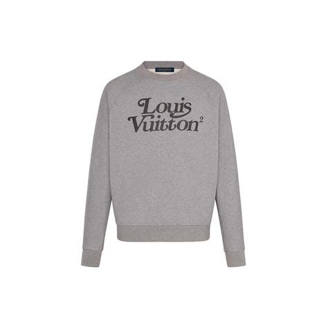 louis vuitton x nigo squared lv sweatshirt gris clair|LOUIS VUITTON X NIGO CREWNECK SWEATSHIRT SZ M.